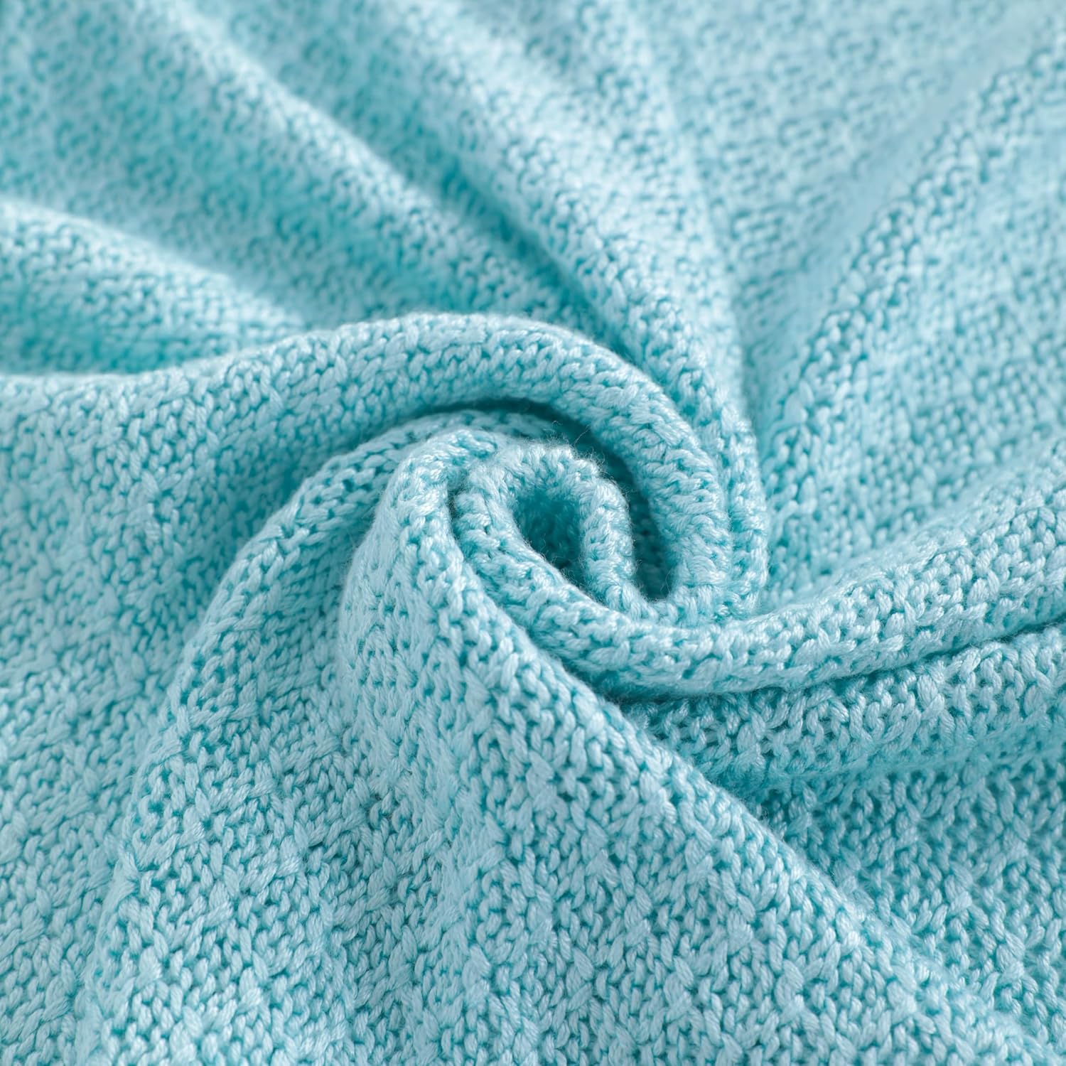 NTBAY Manta refrescante para bebé, manta de punto trenzado para niños pequeños, rayón derivado de bambú, suave y transpirable, manta de 30 x 40