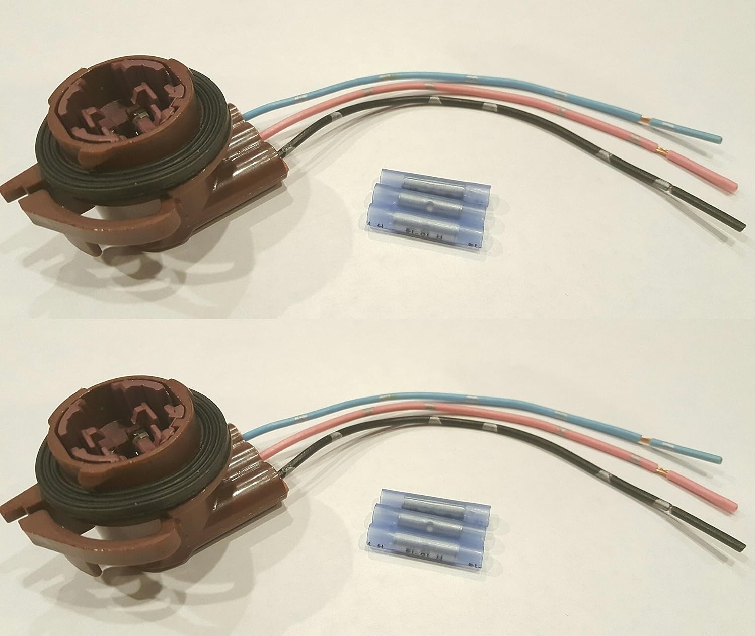 (juego de dos) Kit de reparación de enchufe de luz de coleta, reemplaza a GM 15306147, ACDelco LS92, Dorman 645-626, LEDestándar, 31574157