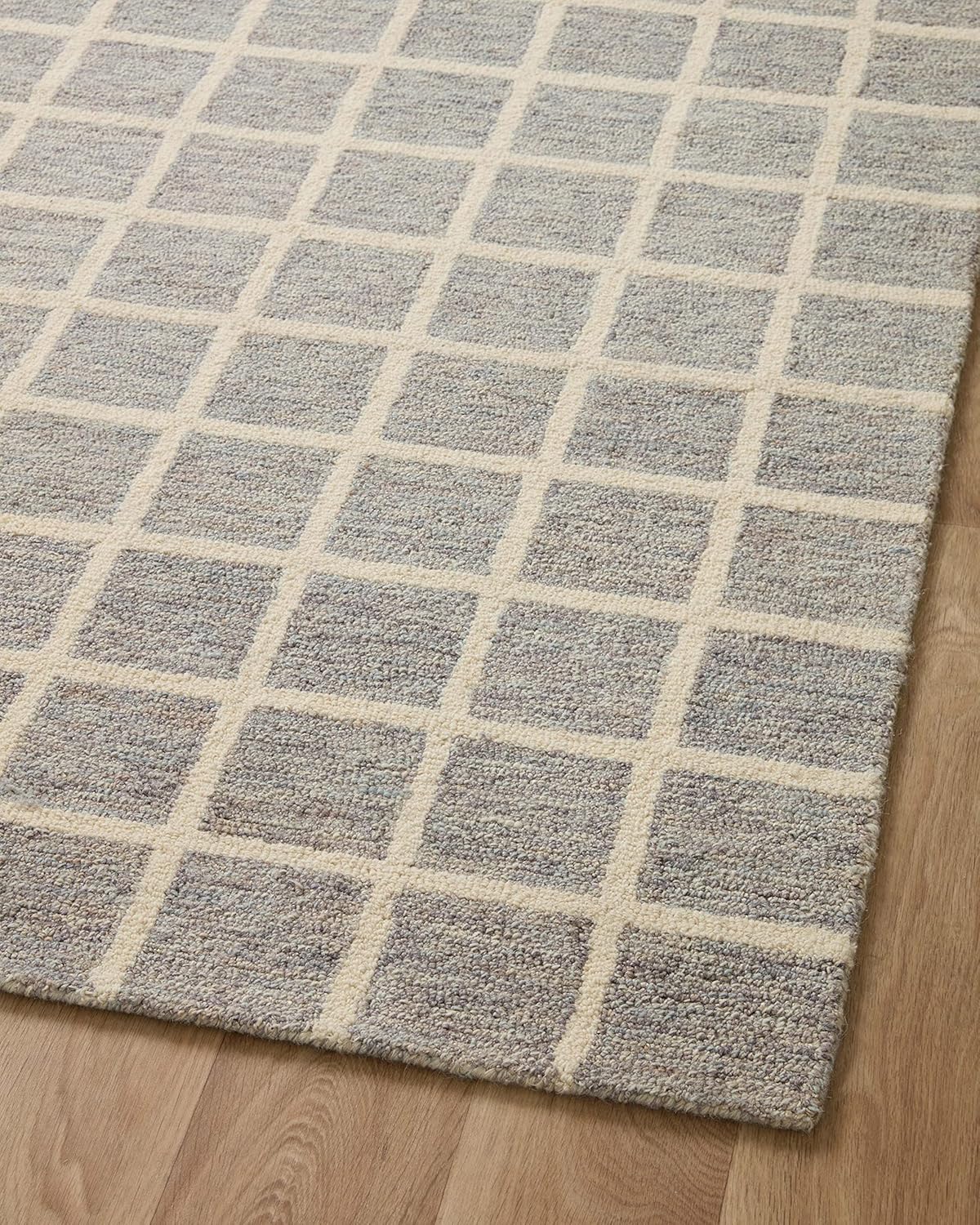 Chris Loves Julia x Loloi Polly Collection POL-05 – Alfombra decorativa color pizarramarfil de 2 pies 3 pulgadas x 3 pies 9 pulgadas