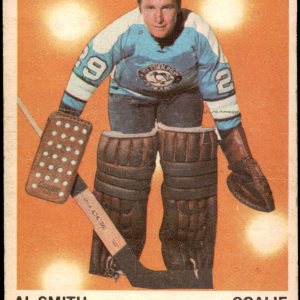 1970 O-Pee-Chee Regular (Hockey) card#87 Al Smith of the Pittsburgh Penguins Grade Good 1970 O-Pee-Chee Regular (Hockey) card#87 Al Smith of the Pittsburgh Penguins Grade Good