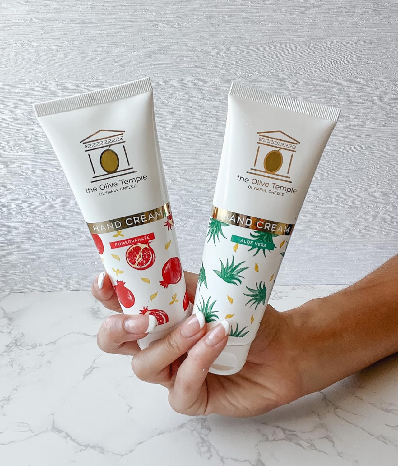 Crema de manos con aceite de oliva – Fórmula hidratante profunda y nutritiva para manos suaves y flexibles (Aloe)