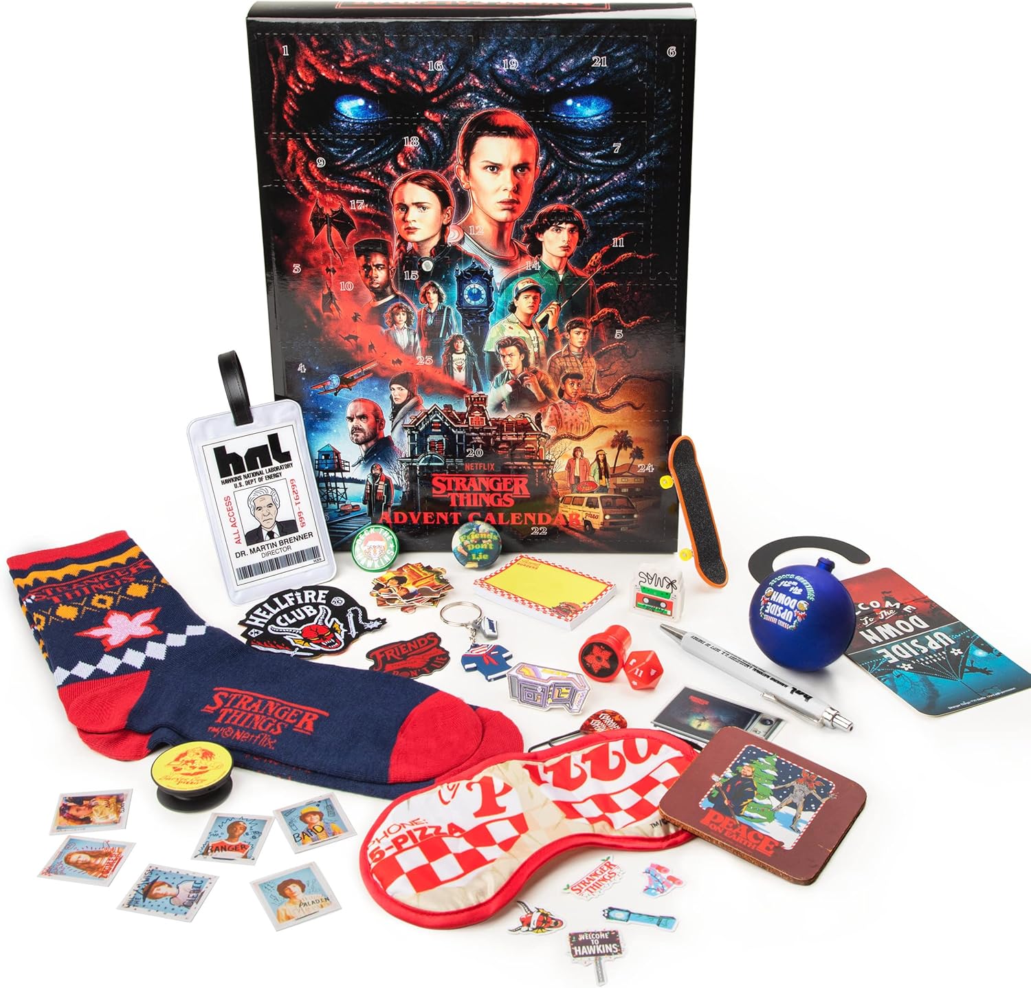 Cinereplicas Stranger Things – Calendario de Adviento de Stranger Things – Licencia oficial