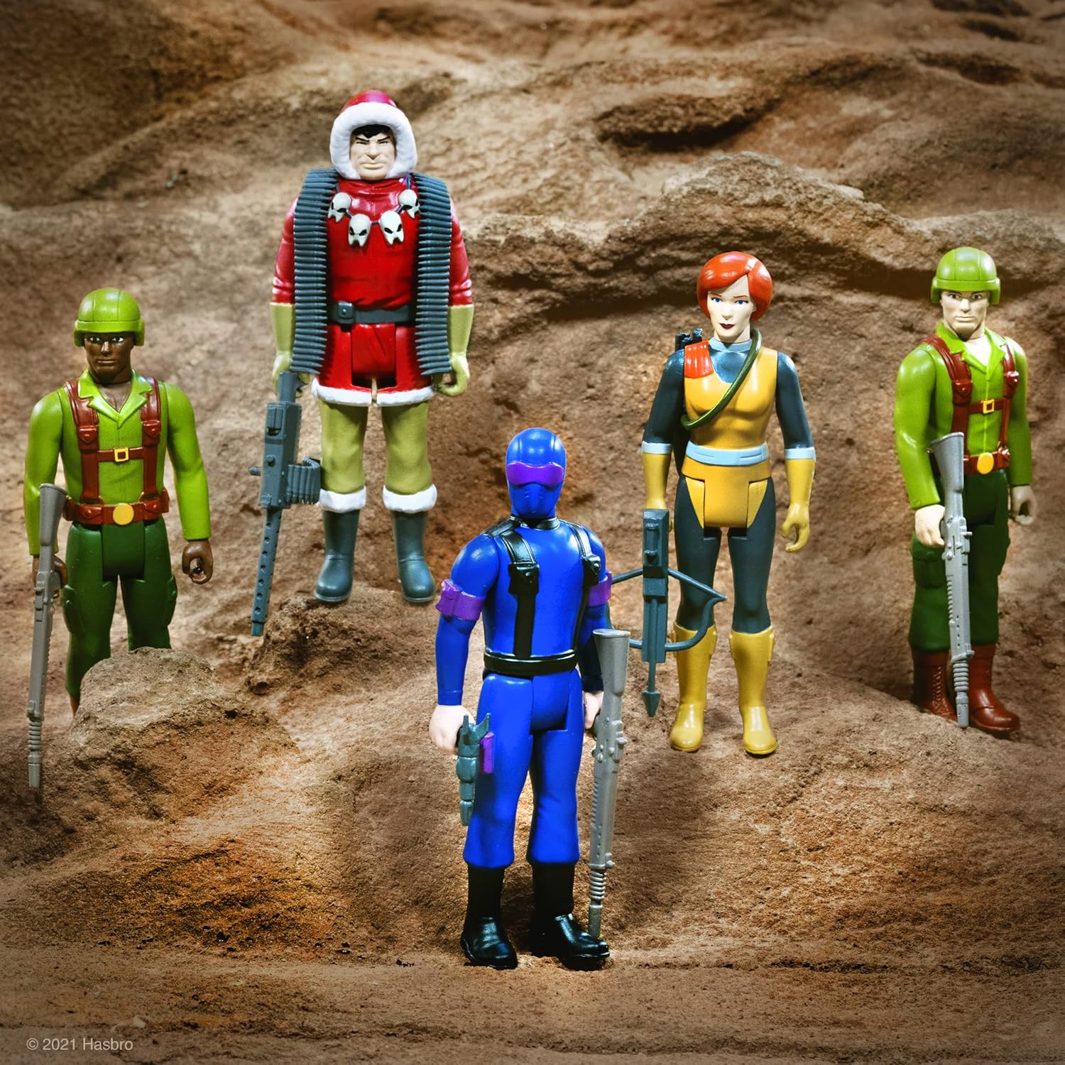 Super7 G.I. Joe Snake Eyes (RAH) 3.75 in Figura de reacción