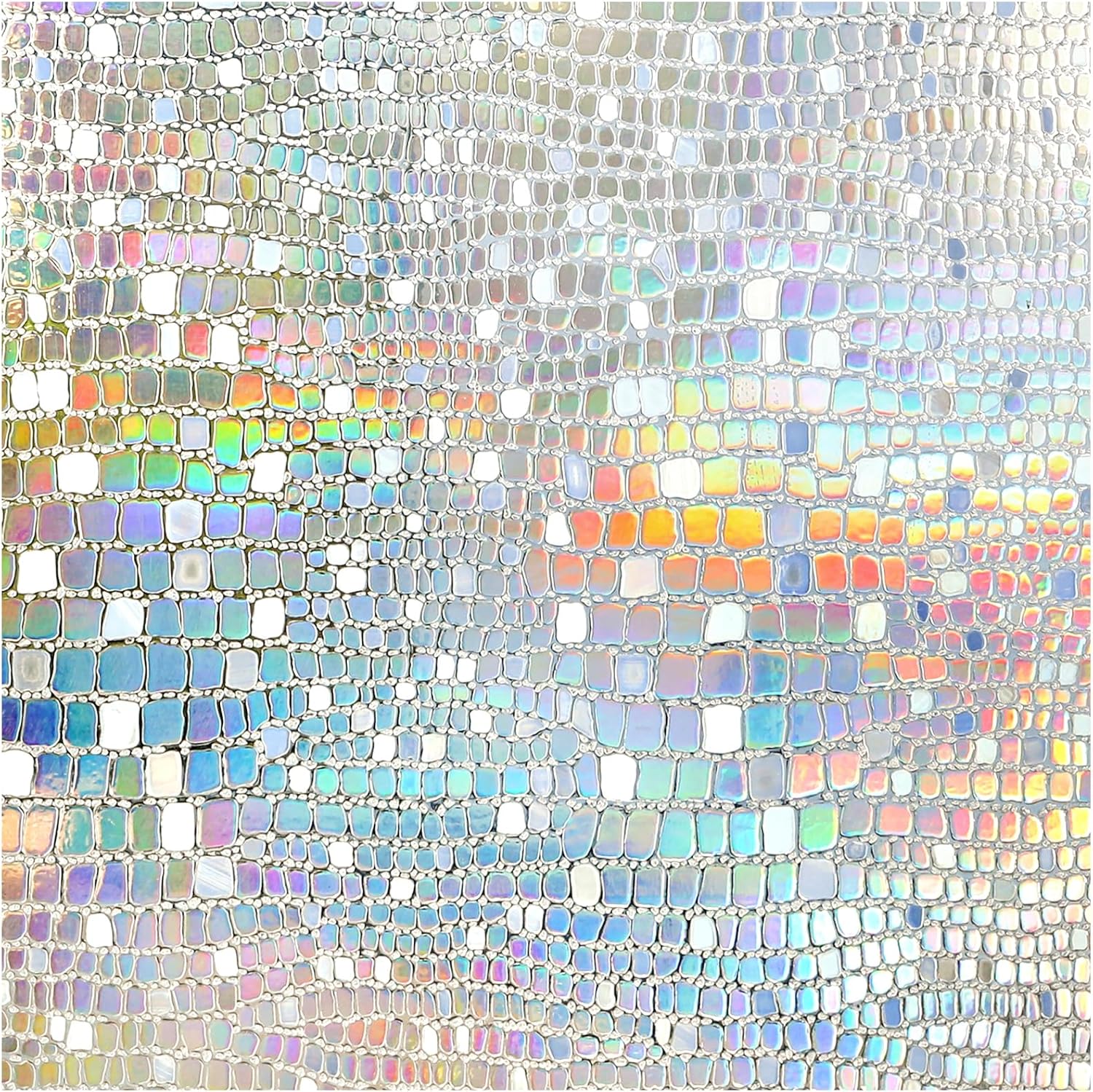 rabbitgoo Película decorativa de privacidad para ventana, diseño de arco iris, adhesivo 3D para ventana, bloqueo solar anti-UV, control de calor,