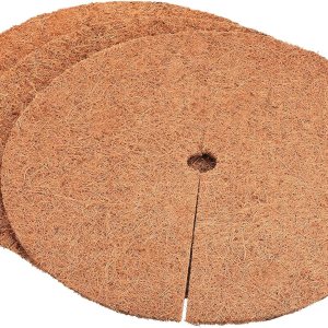 PATIKIL Tapete de fibra de coco de 16 pulgadas, paquete de 3 protectores de fibra de coco gruesa para plantas en macetas de interior y exterior PATIKIL Tapete de fibra de coco de 16 pulgadas, paquete de 3 protectores de fibra de coco gruesa para plantas en macetas de interior y exterior