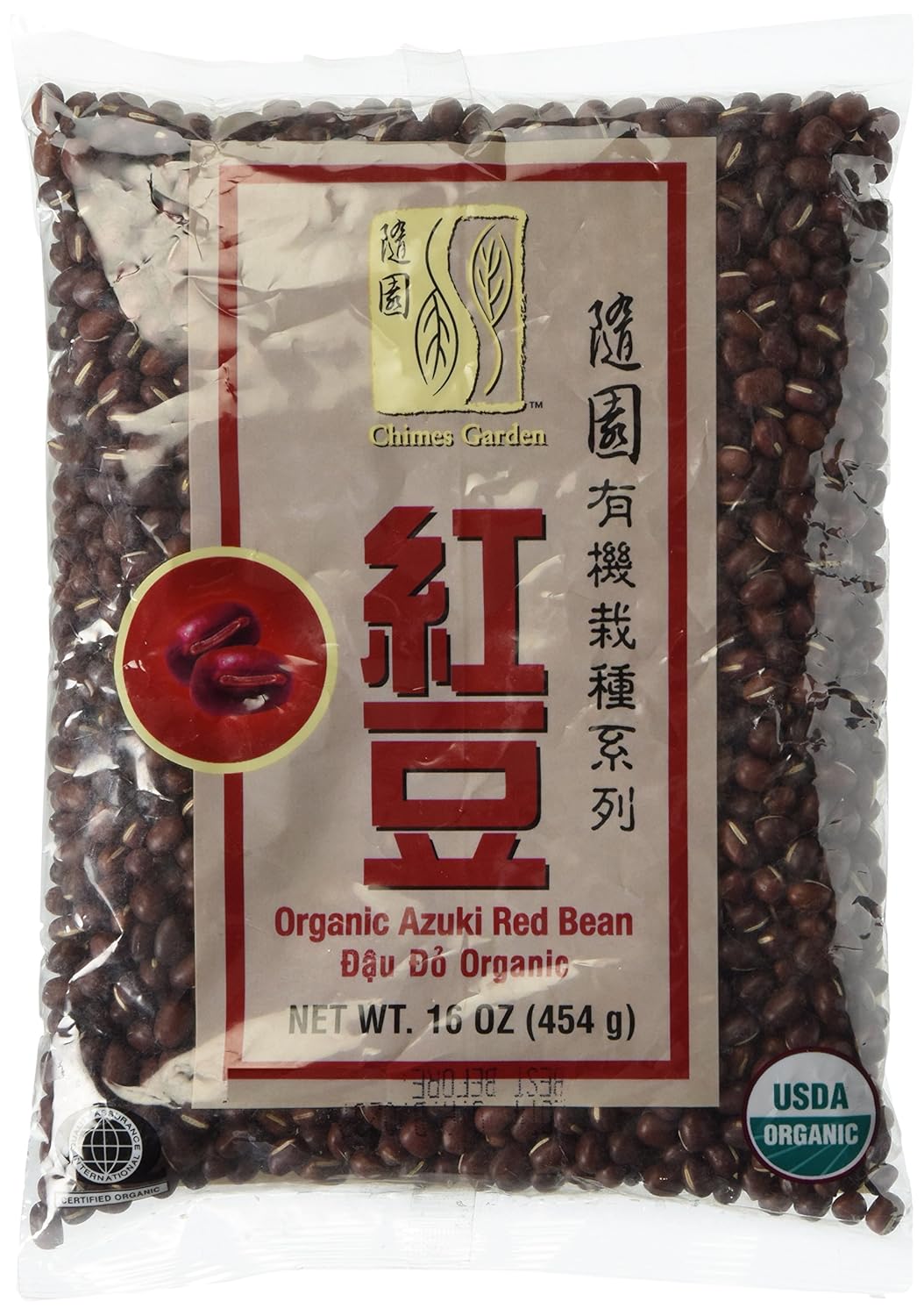 Frijoles rojos azuki orgánicos – 16oz.