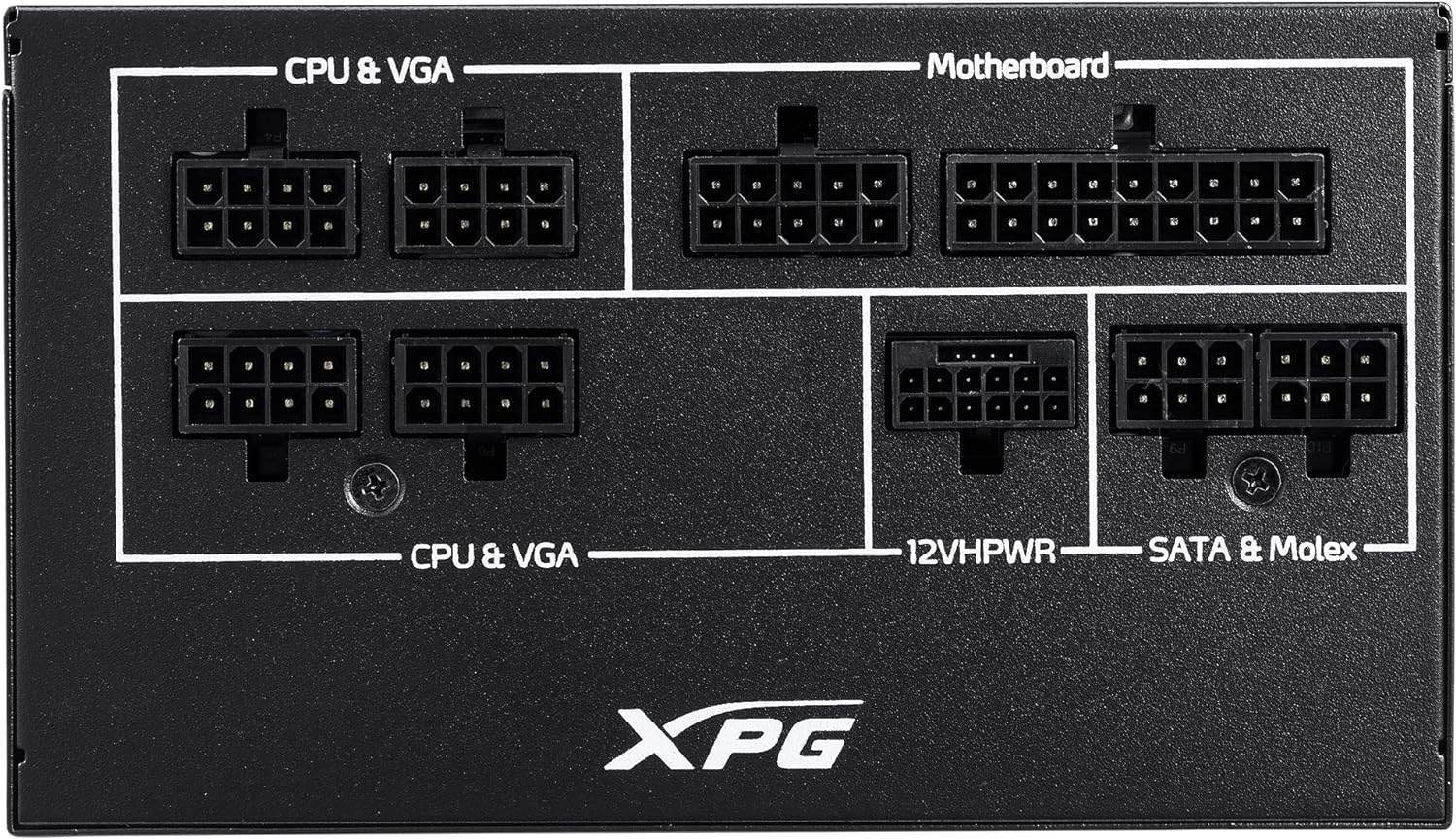 XPG Fuente de alimentación modular Core Reactor II ATX3.0-80 Plus Gold – ATX – Fuente de alimentación totalmente modular – 750 vatios