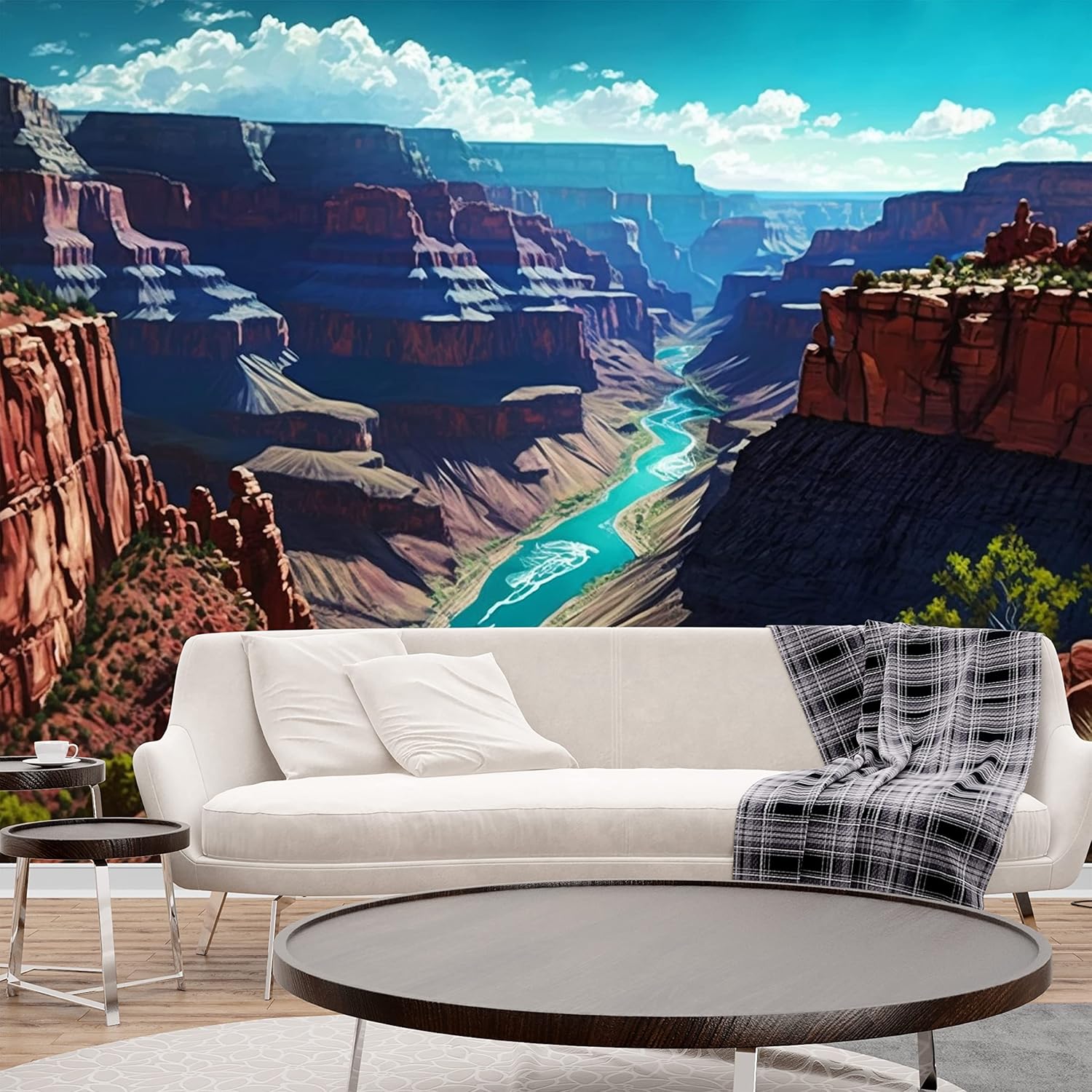 Papel pintado de montaña del Parque Nacional del Gran Cañón, paisaje de la ciudad de Arizona, arte de pared grande para dormitorio, oficina, sala de