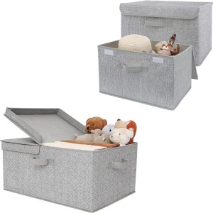 GRANNY SAYS Paquete de 1 organizador colgante y 2 contenedores de almacenamiento de armario GRANNY SAYS Paquete de 1 organizador colgante y 2 contenedores de almacenamiento de armario