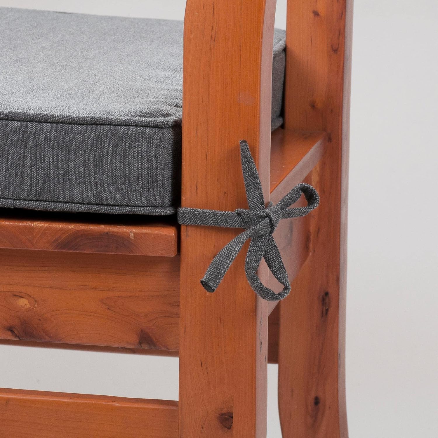 Cojín de asiento de esquina cuadrada, 18 x 18 x 2.5 pulgadas, paquete de 2, impermeable, para interiores y exteriores, resistente a la intemperie,