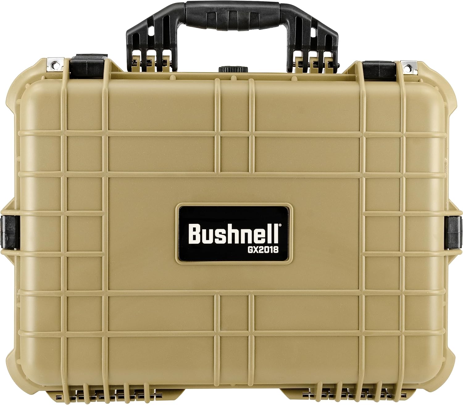 Bushnell Funda rígida impermeable grande de 20 pulgadas para binoculares, óptica, equipos, a prueba de golpes y listo para la TSA (bronceado)