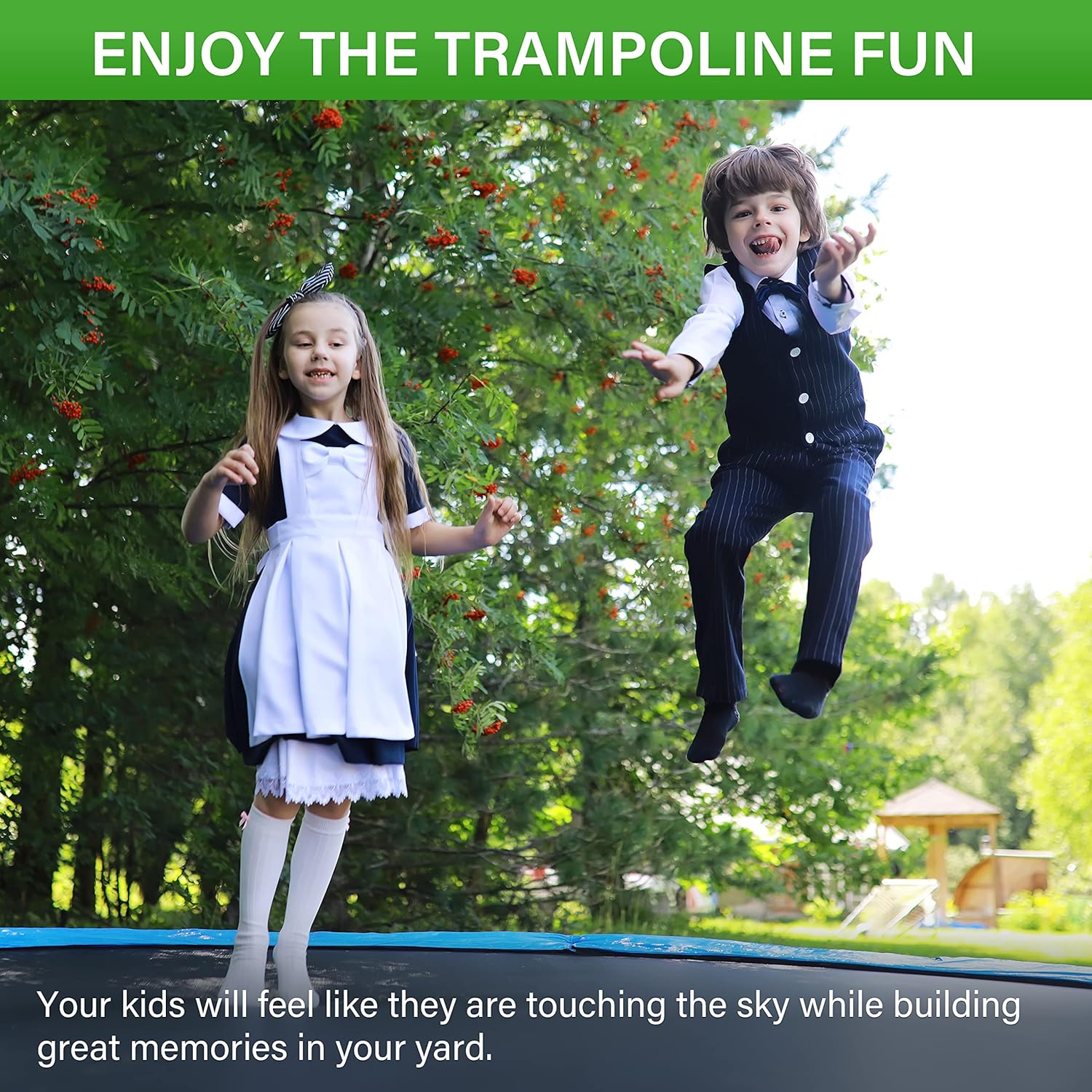 Simple Deluxe Alfombrillas de repuesto para trampolín, almohadillas de seguridad redondas para trampolín, alfombrillas de resorte de repuesto