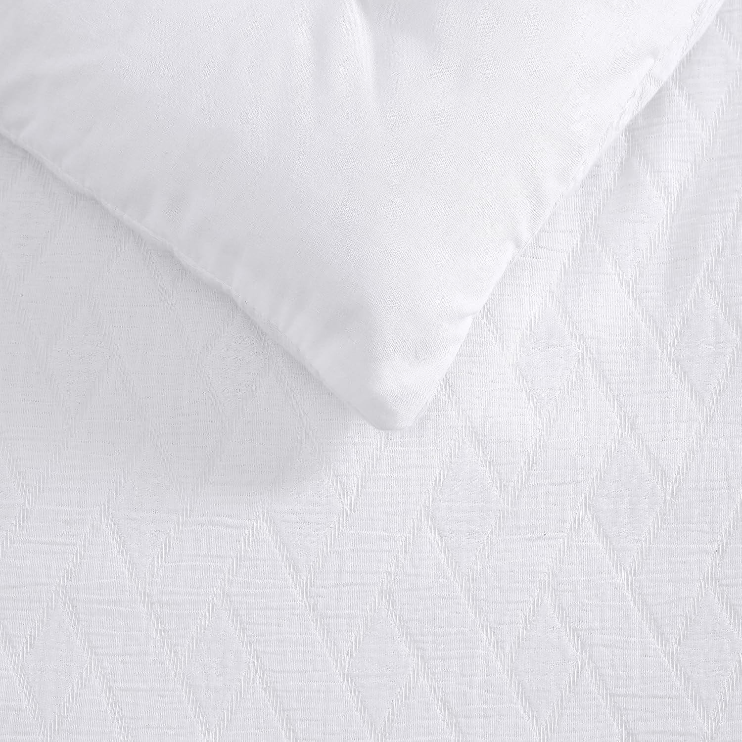Tommy Bahama – Juego de edredón tamaño King, ropa de cama suave con fundas a juego, decoración del hogar texturizada de tejido de canasta (blanco