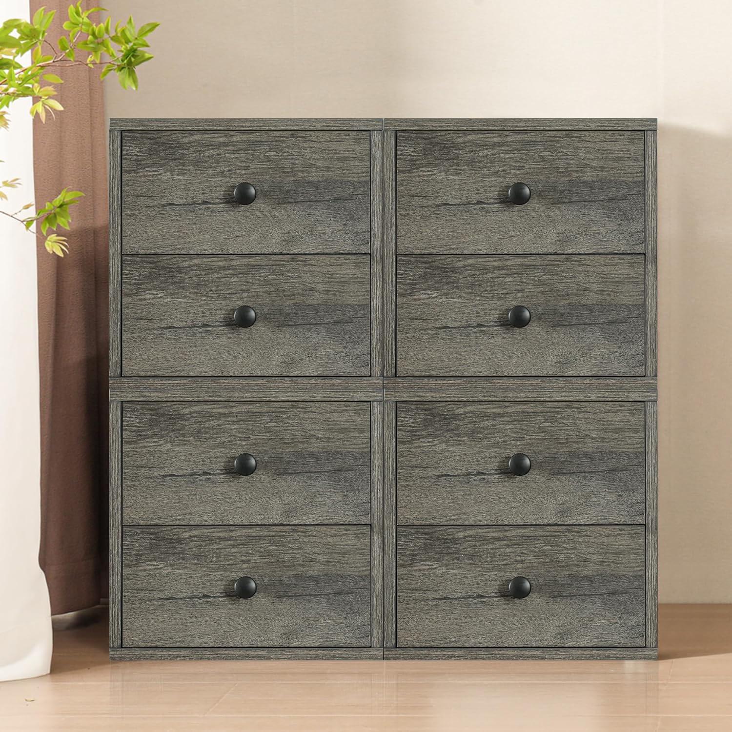 Organizador mágico de almacenamiento de cubos apilables para el hogar, libros, ropa, juguetes, sistema modular de almacenamiento de cubículos,