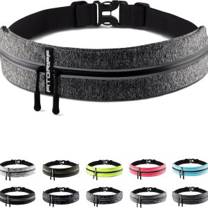 Cinturón de correr para hombres y mujeres, bolsa segura para correr, para teléfono, llaves y artículos esenciales, para todos los teléfonos Cinturón de correr para hombres y mujeres, bolsa segura para correr, para teléfono, llaves y artículos esenciales, para todos los teléfonos