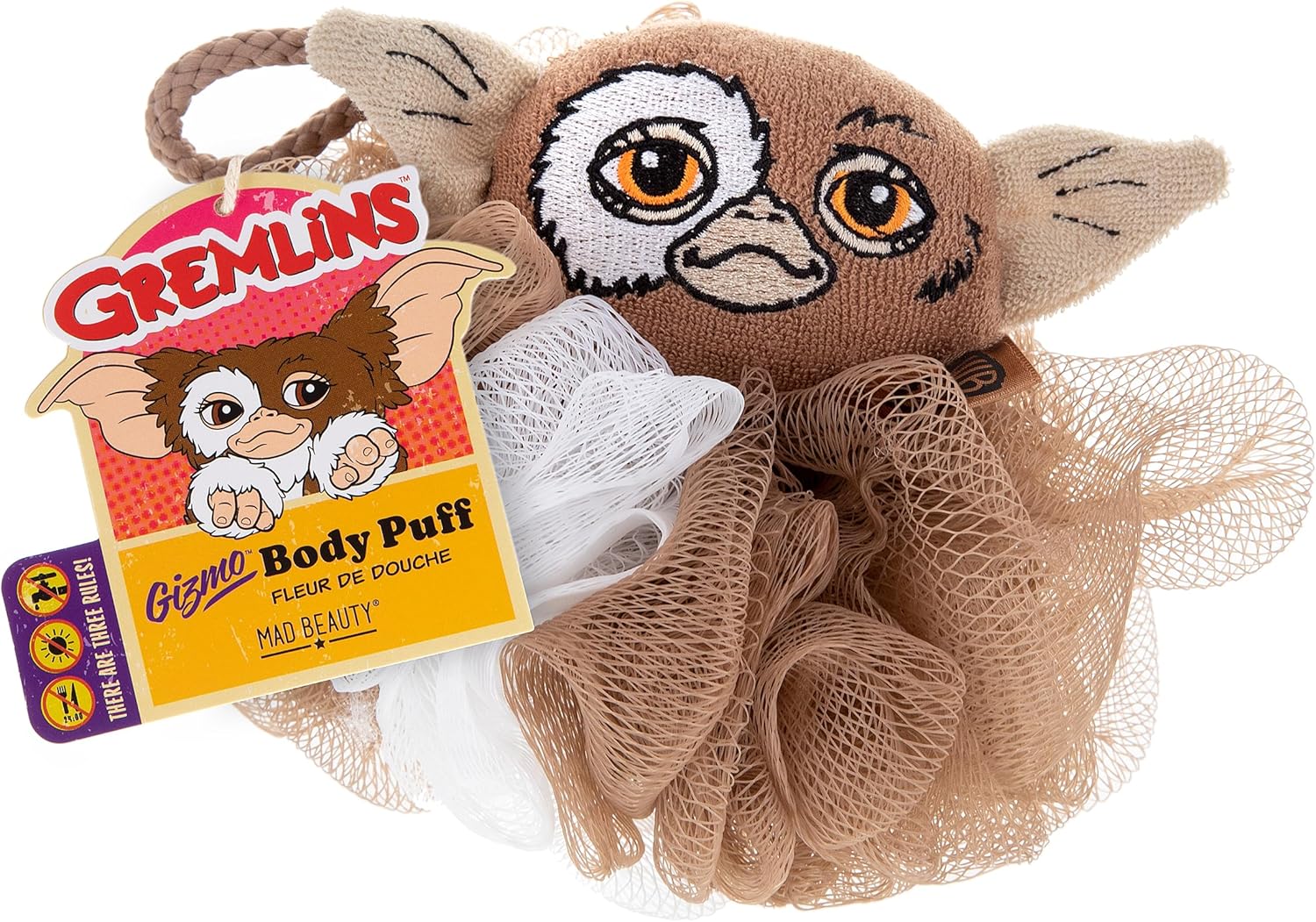 Mad Beauty Gremlins Gizmo – Esponja de ducha  Producto oficial de Warner Brothers  Gran regalo novedoso para mujeres, adultos y niños  Diversión