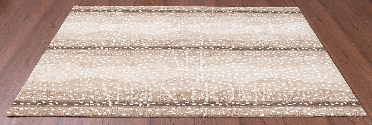 Home Style Alfombras de lana hechas a mano  Alfombras de área adecuadas para sala de estar, dormitorio, comedor  látex naturalrespaldo adhesivo con