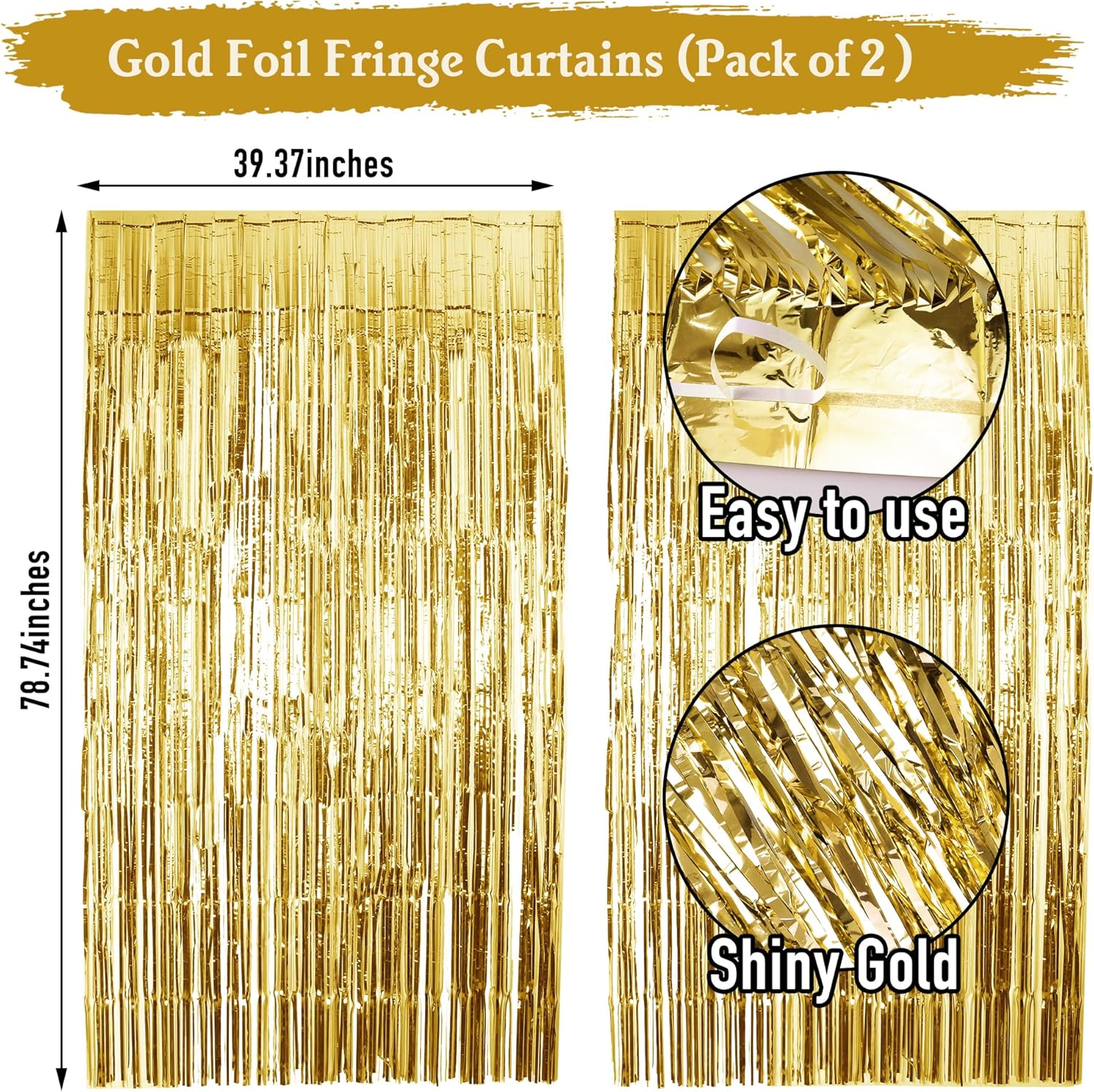 Yawagor – Suministros para fiesta de Año Nuevo 2024, 42 decoraciones doradas para fiestas de Año Nuevo, juego de globos de aluminio de 36 pulgadas,