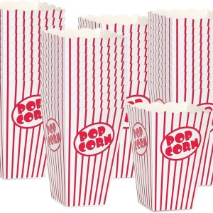 Kedudes Cajas de palomitas de maíz de noche de cine para fiesta (paquete de 40)  Cubos de papel para palomitas de maíz  Bolsas de palomitas de maíz Kedudes Cajas de palomitas de maíz de noche de cine para fiesta (paquete de 40)  Cubos de papel para palomitas de maíz  Bolsas de palomitas de maíz