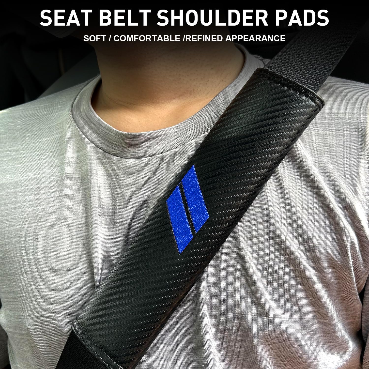 2 fundas de cinturón de seguridad para Dodge, accesorios para Dodge Charger Durango Challenger Journey, almohadillas de cuero para cinturón de
