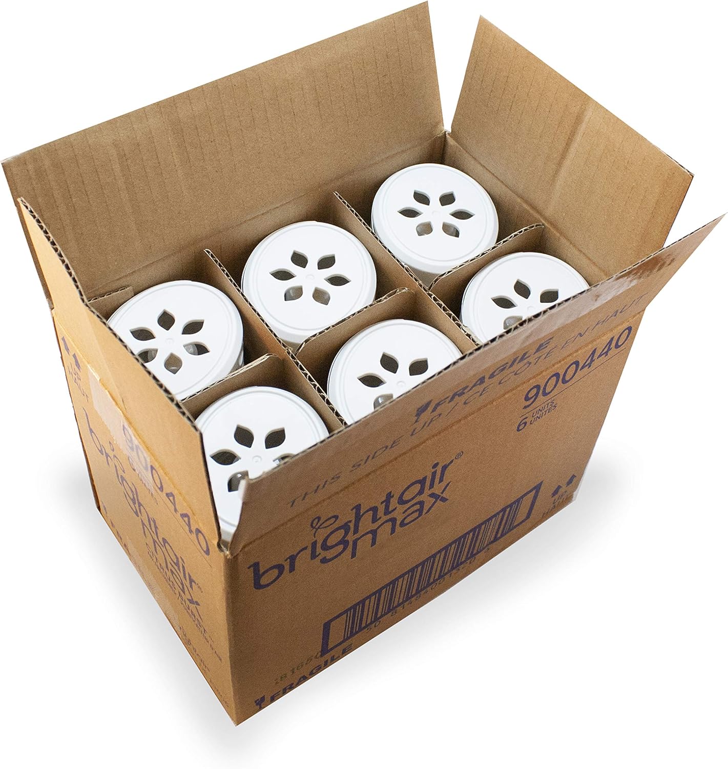 Bright Air 900439CT Max – Ambientador eliminador de olores, azul (paquete de 6)