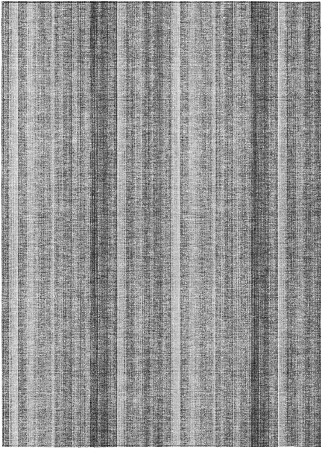Chantille ACN543 – Alfombra gris de 3 x 5 pies, para interiores y exteriores, fácil de limpiar, lavable a máquina, no se desprende, para dormitorio,