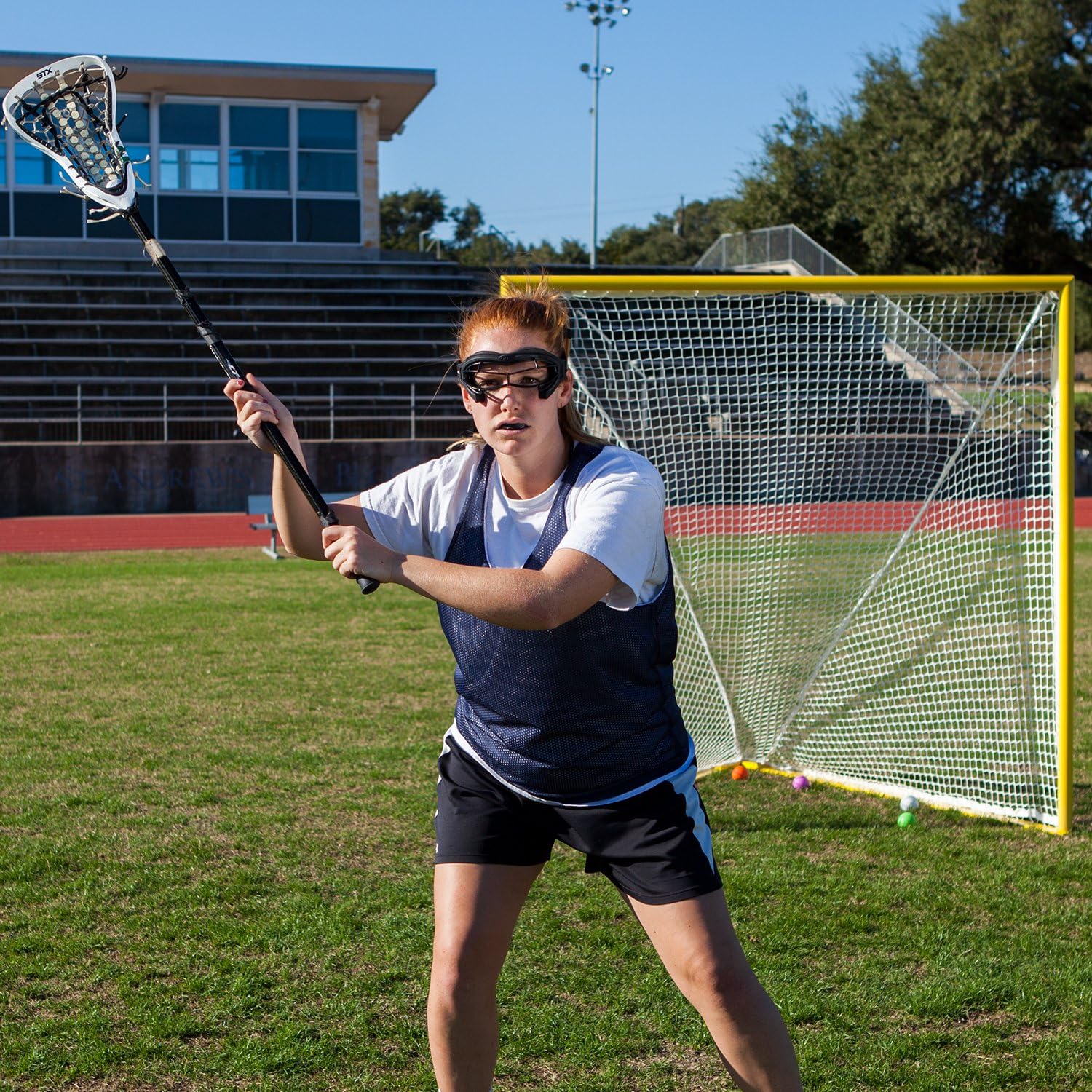Champion Sports Lacrosse Goal Nets reemplazo de red de nailon de tamaño oficial, múltiples estilos
