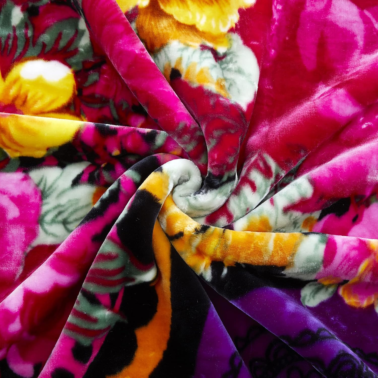 Reversible 11 LB Oversized Heavy Woven Fluffy Plush Soft Warm Korean Style Mink 2 Ply Printed Flannel Fleece Throw Raschel Blanket Embossed Solid,