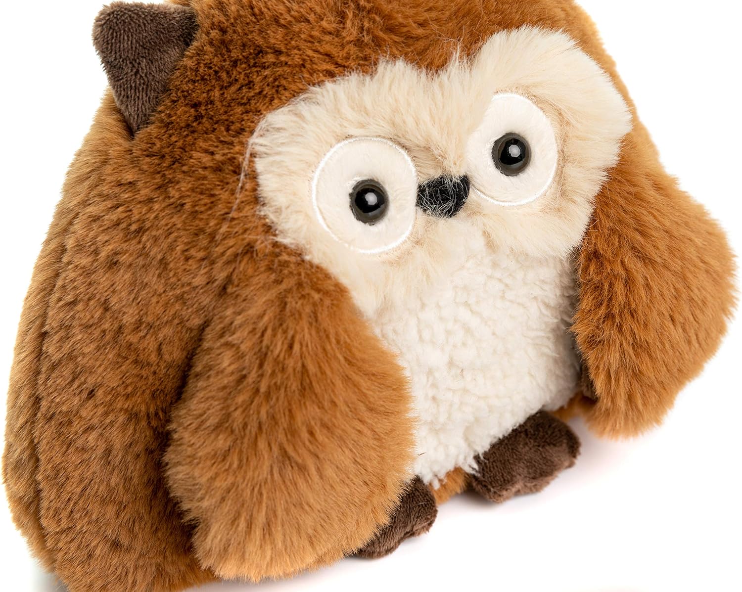 KIDS PREFERRED Sustain a-mals Hoot The Owl – Peluche de peluche, fabricado con materiales reciclados, 5 pulgadas