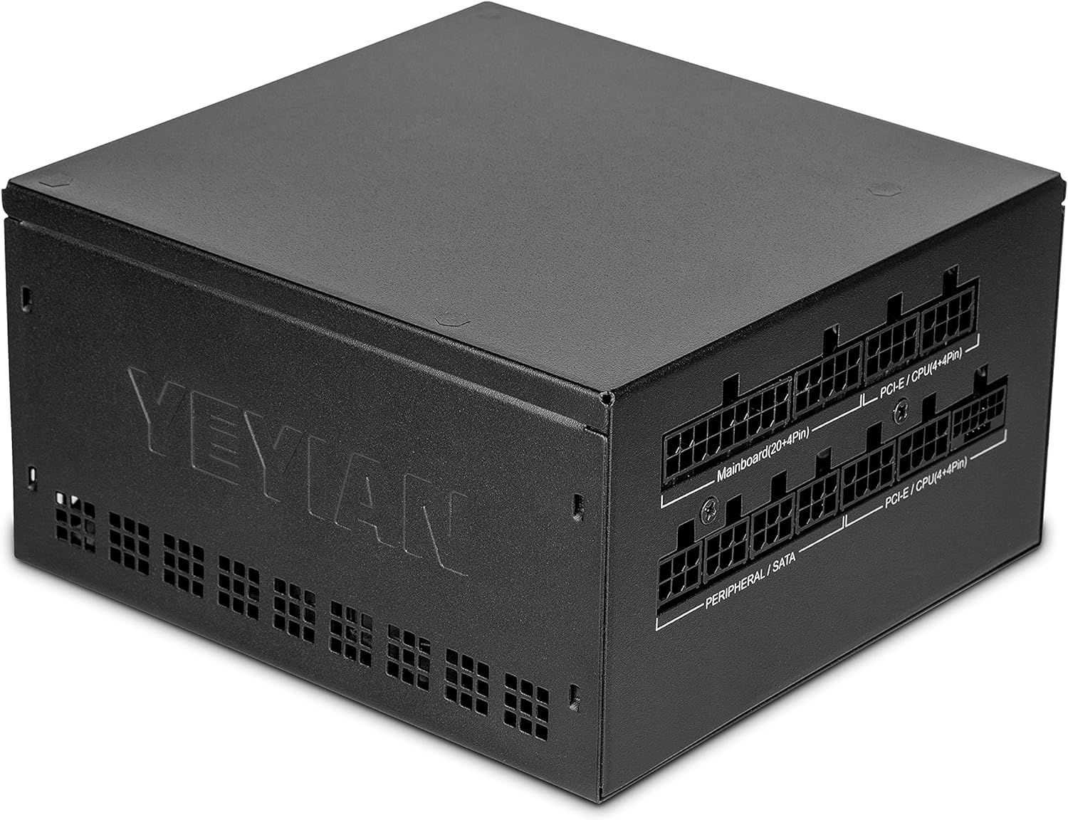 YEYIAN Pegasus 1000W 80+ Gold Certified PSU, ventilador dinámico fluido ultra silencioso de 5.512 in, ATX 12V Ver 3.0 factor de forma totalmente