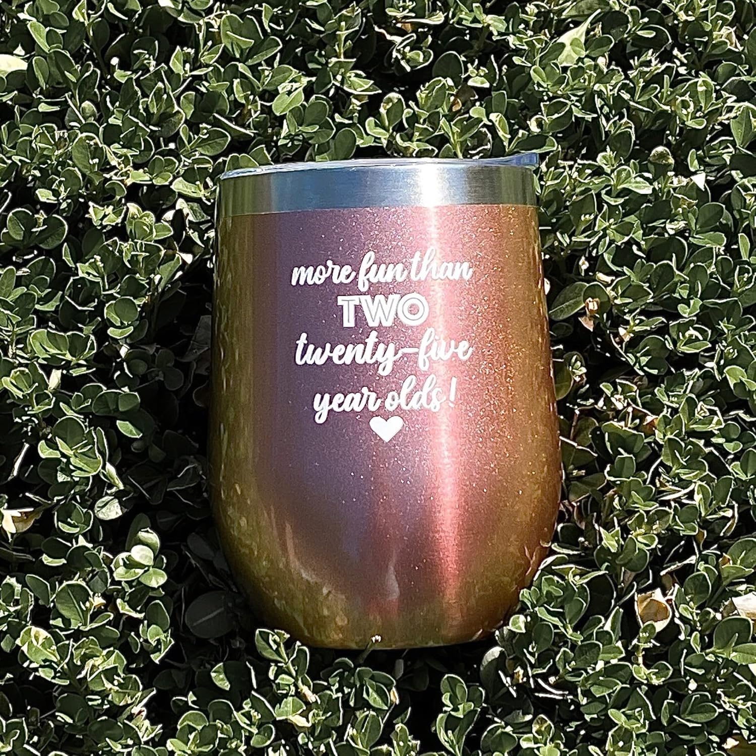 Vaso con texto en inglés “More Fun Than Two Twenty-Five Year”, regalo de cumpleaños número 50, taza de viaje del 50 cumpleaños, regalo de fiesta de