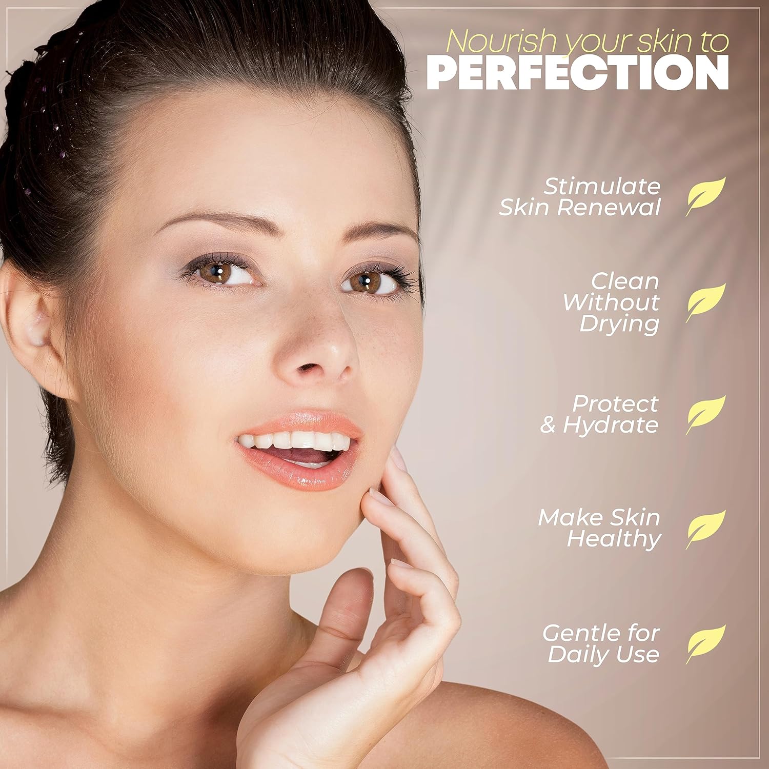 Jabón facial espumoso para el cuidado de la piel natural para mujeres y hombres para todo tipo de piel, jabón facial neutro, producto para el