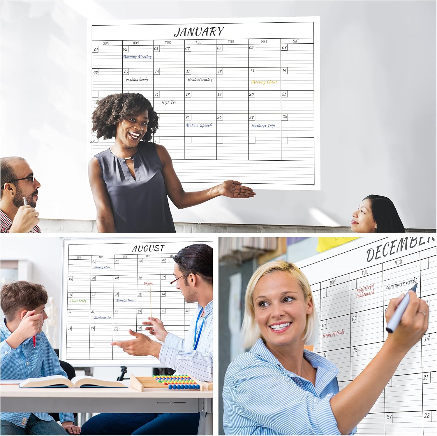 Calendario de pared 2024 – Calendario 2024 sin fecha