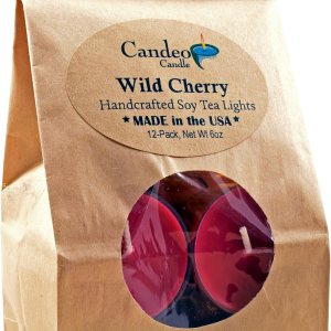 Velas perfumadas de cereza silvestre, velas de soja, paquete de 12 unidades, altamente perfumadas, hechas a mano en los Estados Unidos, aroma de Velas perfumadas de cereza silvestre, velas de soja, paquete de 12 unidades, altamente perfumadas, hechas a mano en los Estados Unidos, aroma de