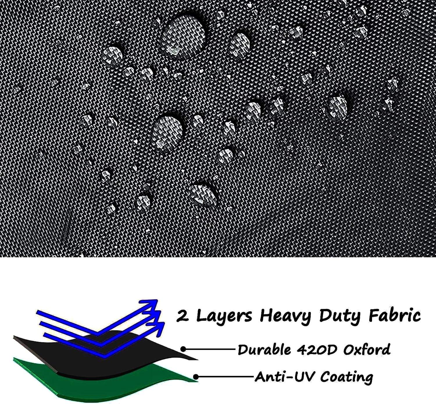 Funda de kayak 420D impermeable, resistente a los rayos UV, para almacenamiento en interiores y exteriores, cubierta de almacenamiento de kayak,
