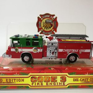 CODE 3 Navidad 1998 FIRE Engine 164 DIECAST Modelo Acabado CAR Truck Edición limitada CODE 3 Navidad 1998 FIRE Engine 164 DIECAST Modelo Acabado CAR Truck Edición limitada