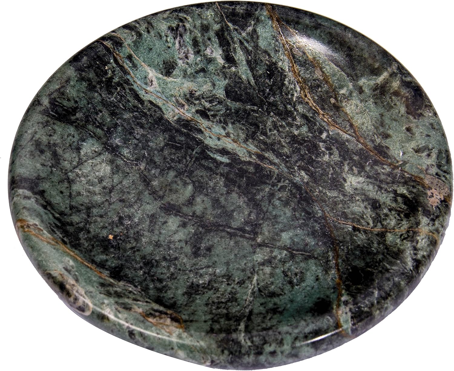 Jabonera de mármol verde  Soporte para platos de mármol pulido y brillante  Accesorio de baño bellamente hecho  por CraftsOfEgypt