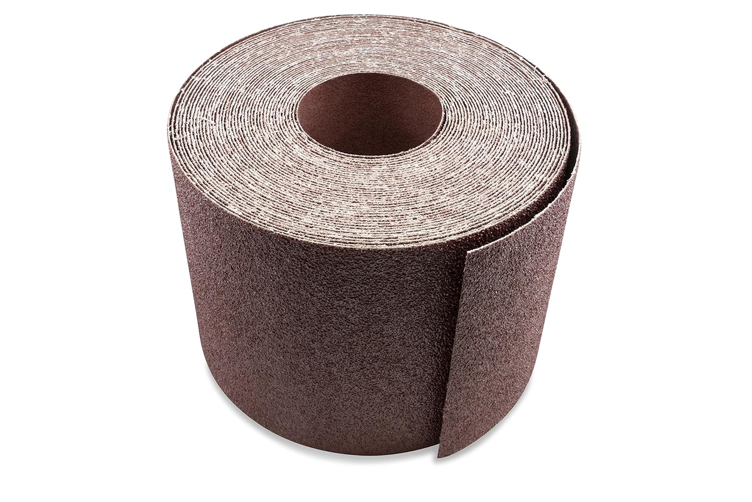 Red Label Abrasives Rollo de lijadora de tambor de carpintería de grano 120 de 6 pulgadas x 50 pies, cortado a la longitud