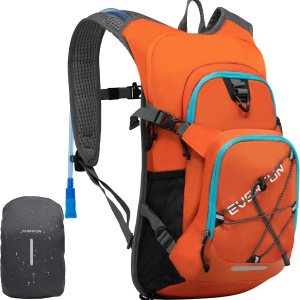 EVERFUN Mochila de hidratación de 18 litros con vejiga de agua de 2L3 L, mochila de agua para senderismo para mujeres y hombres, mochila ligera de EVERFUN Mochila de hidratación de 18 litros con vejiga de agua de 2L3 L, mochila de agua para senderismo para mujeres y hombres, mochila ligera de