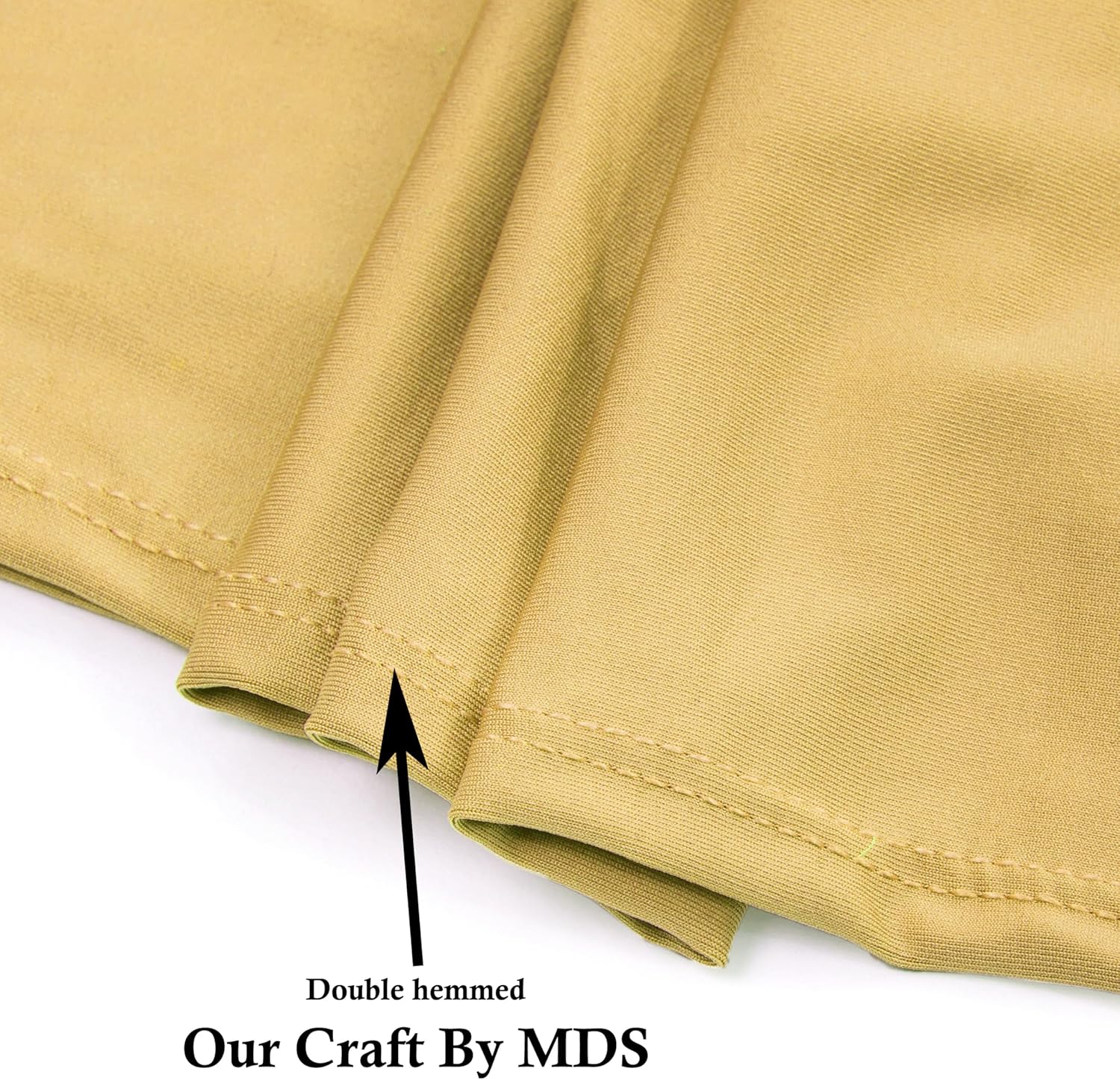 MDS – Paquete de 50 bandas de elastano para silla, bandas elásticas de alta calidad con hebilla deslizante, lazos elásticos para sillas para
