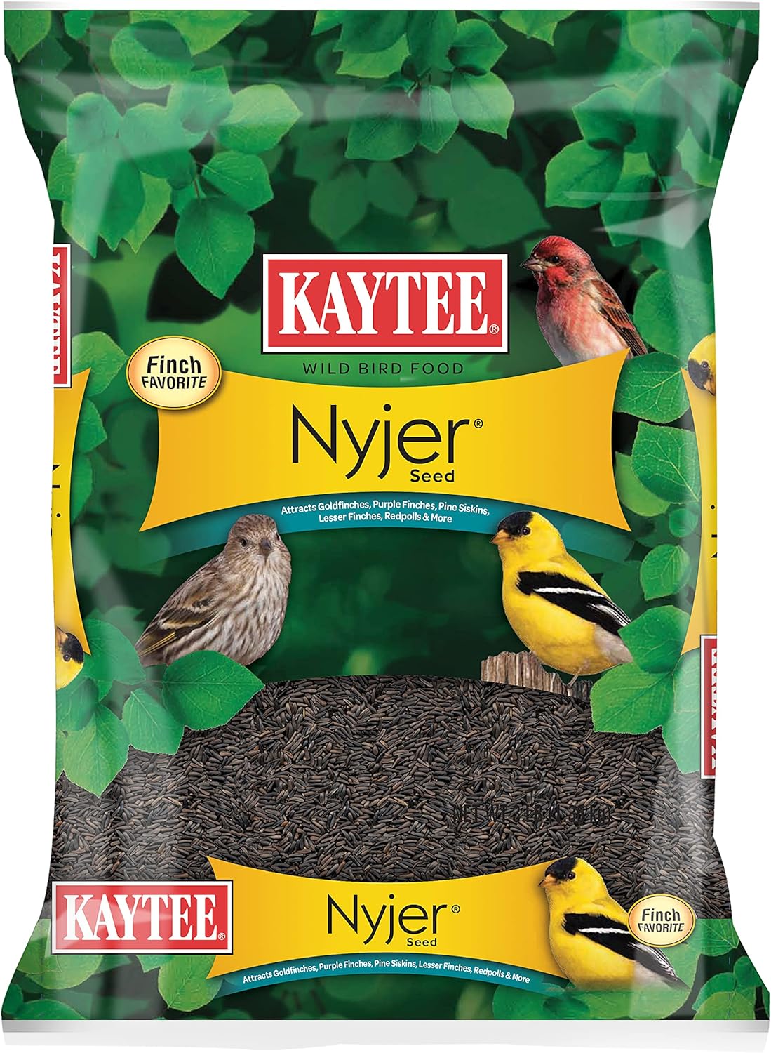 Kaytee Nyjer – Semilla de comida para pájaros silvestres, 3 libras