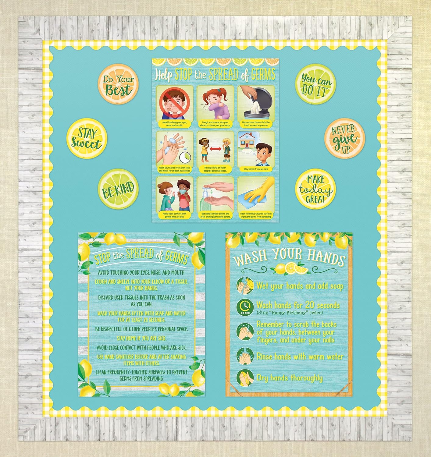 Teacher Created Resources Borde enrollado recto de madera blanca  50 pies  Decora tablones de anuncios, paredes, escritorios, ventanas, puertas,
