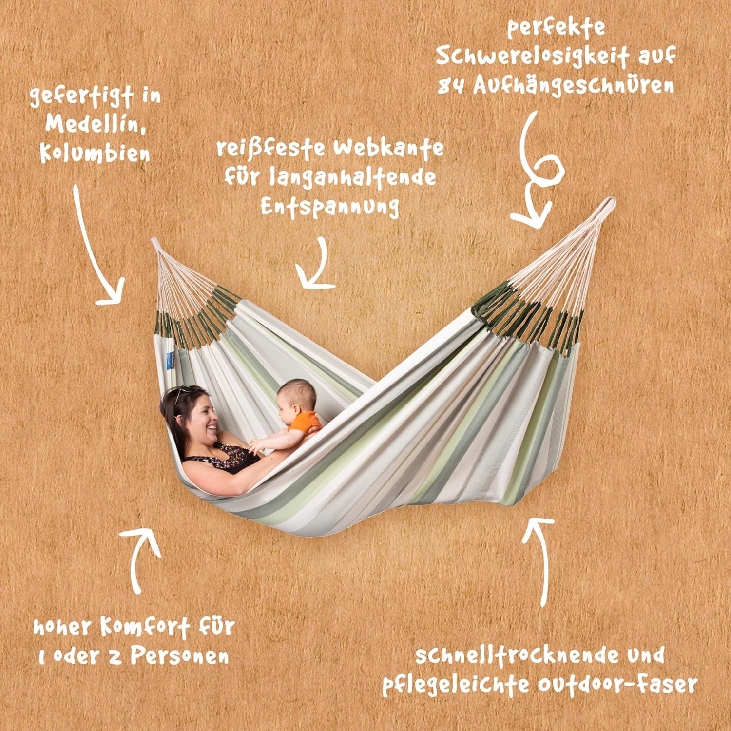 La Siesta Brisa – Hamaca resistente a la intemperie