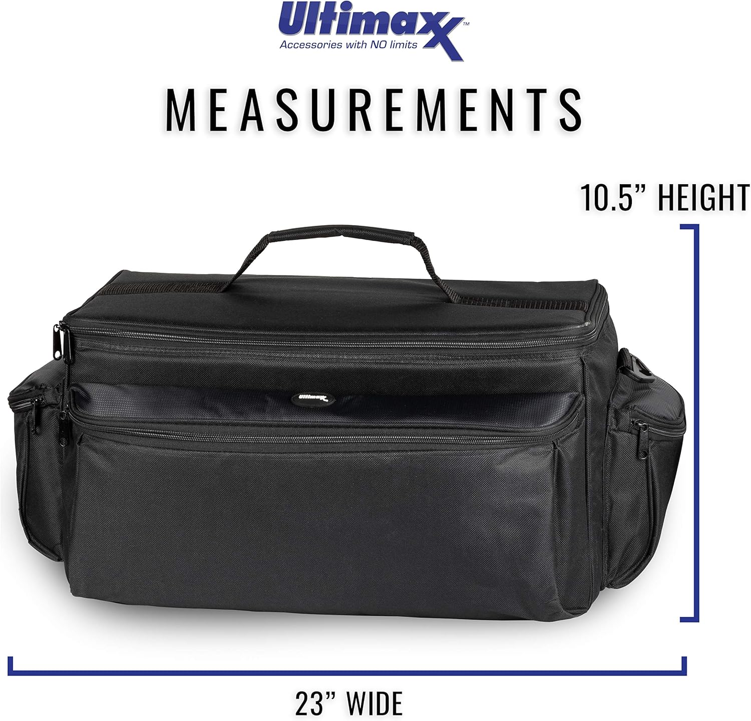 Ultimax – Bolsa extra grande y resistente al agua compatible con videocámaras y accesorios para Panasonic AG-AC160, AC30, AC90A, AC130A, AF100,