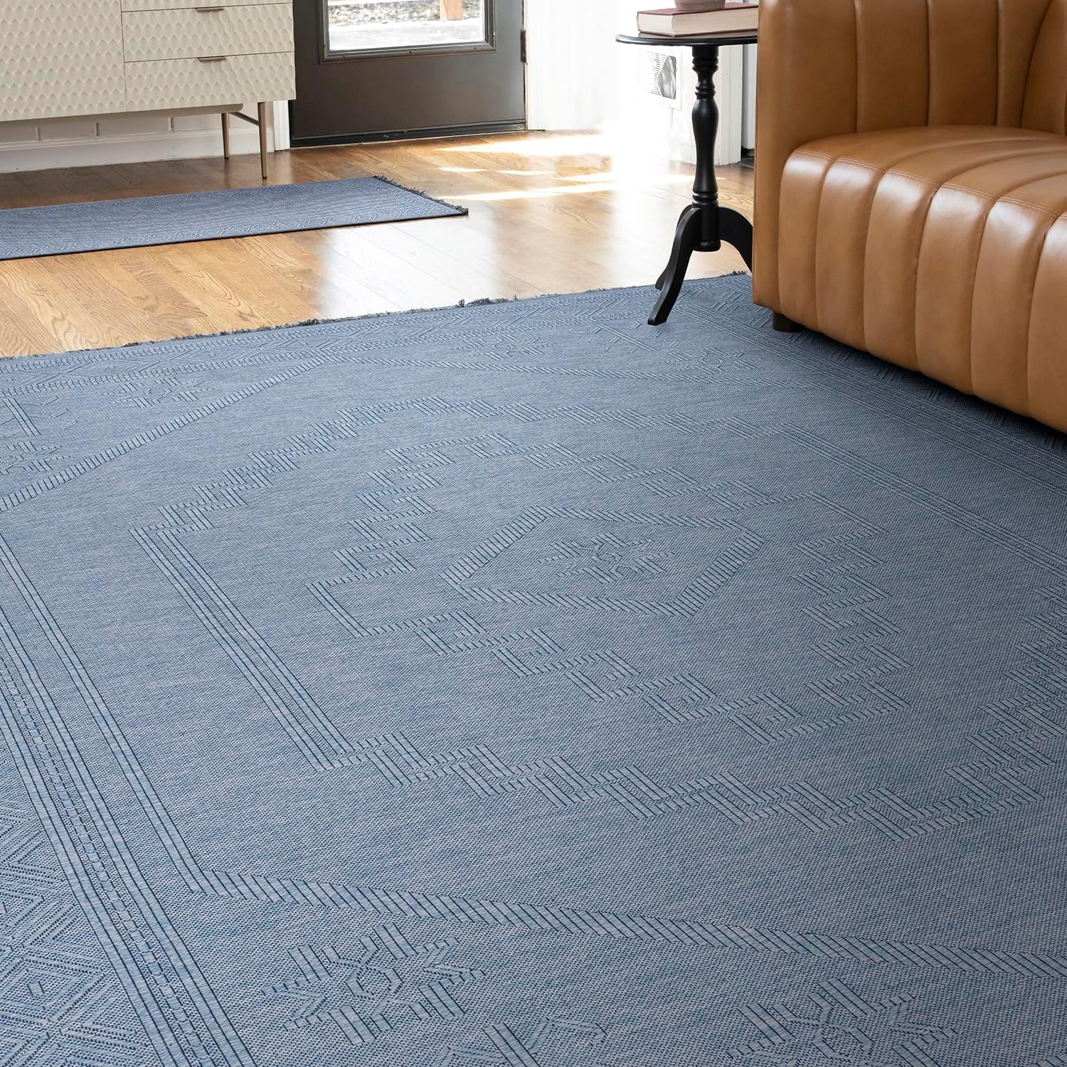 Alfombra lavable a máquina y con base antideslizante de 9 x 12 pulgadas, alfombras modernas y grandes para sala de estar, dormitorio, comedor o