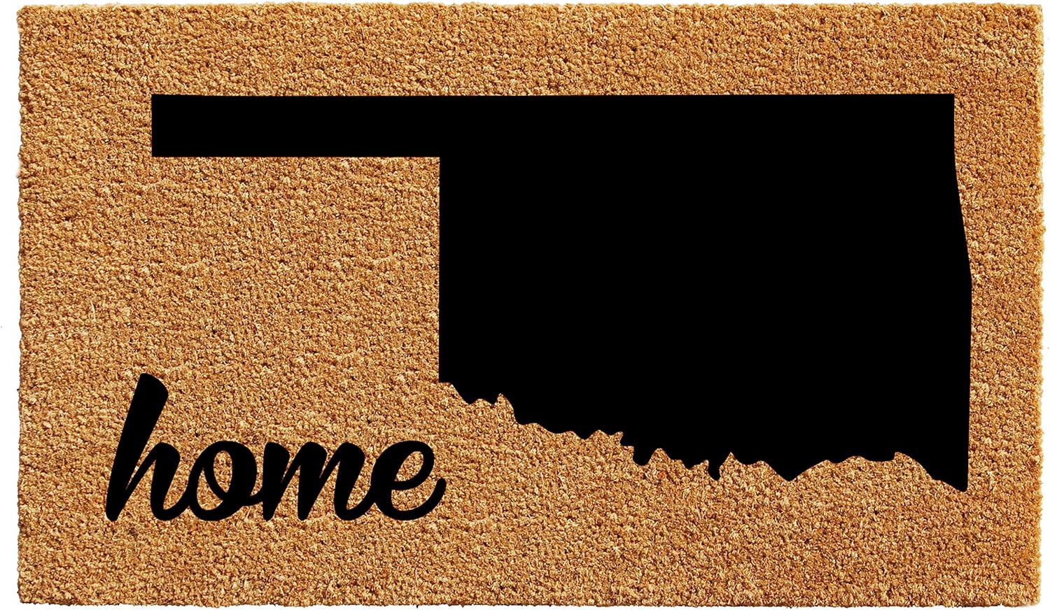 Calloway Mills 105382436 – Felpudo Oklahoma, 24 x 36 pulgadas, naturalnegro