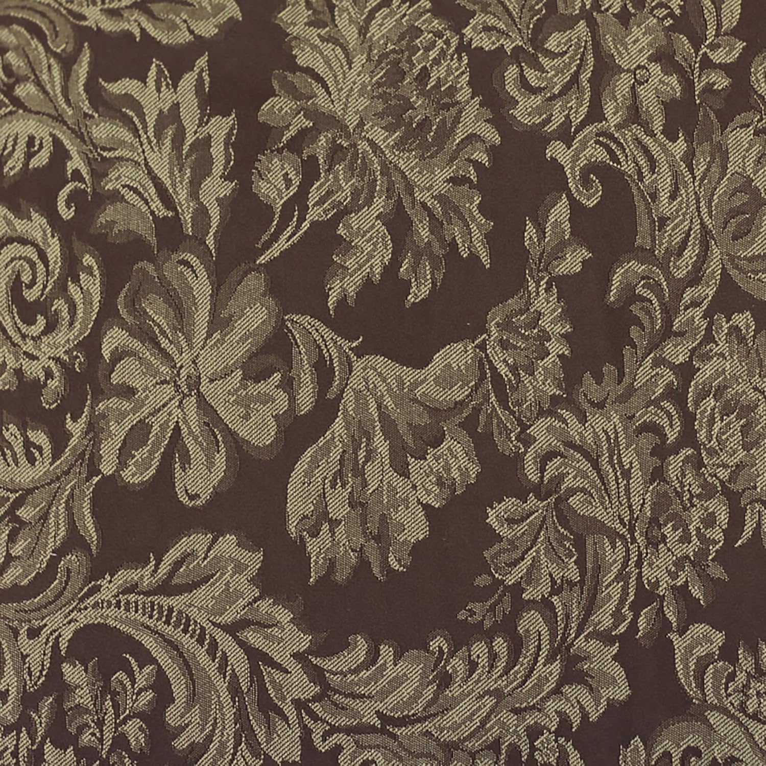 Ultimate Textile -1 docena- Servilletas de cóctel Miranda de tela de damasco de 10 x 10 pulgadas, color marrón chocolate