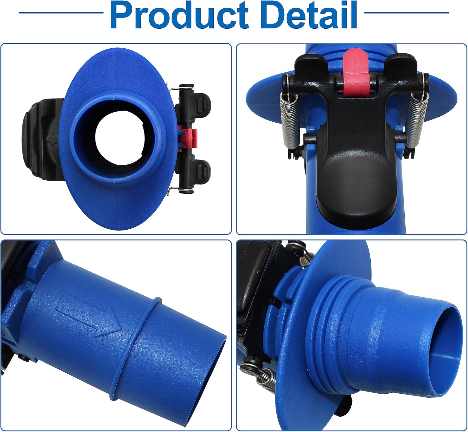 LUKYER Reemplazo de válvula de retención de flujo W60050 compatible con limpiador de piscinas Zodiac Baracuda