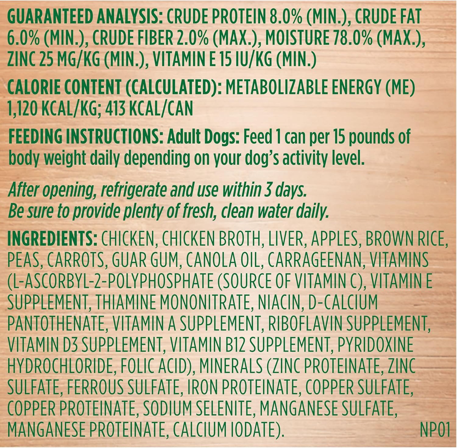 Rachael Ray Nutrish Premium Pate – Alimento húmedo para perros, pollo y manzana, lata de 13 onzas (paquete de 12)