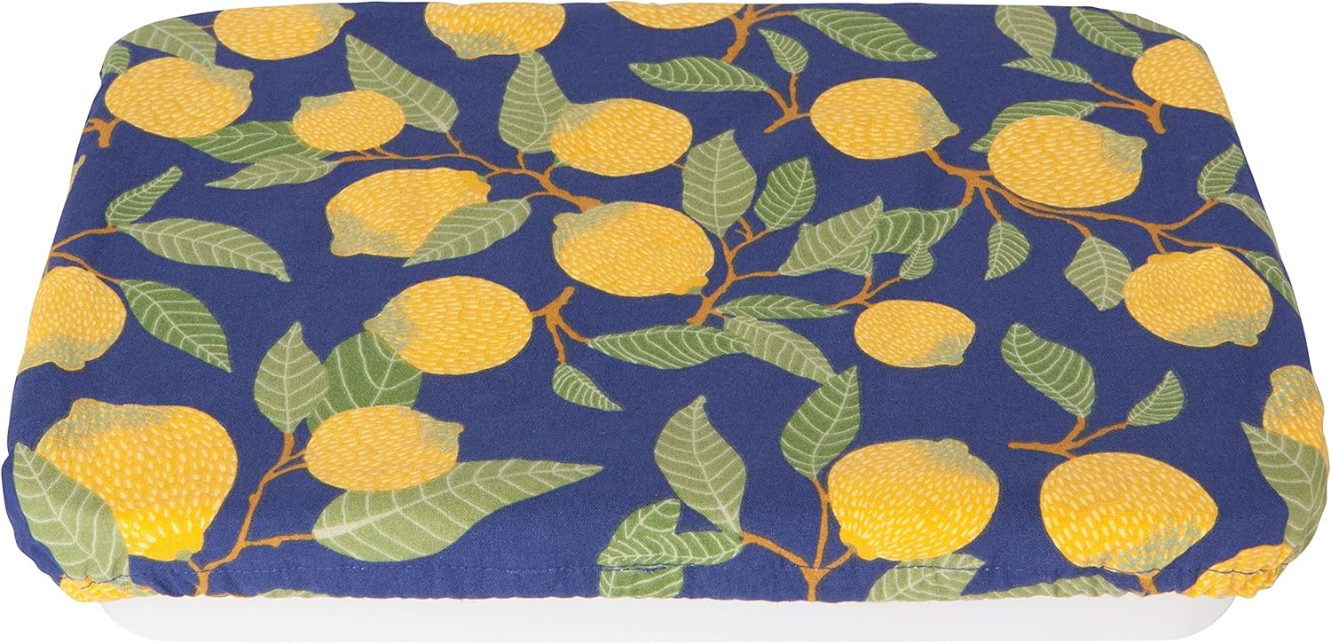 Now Designs Lemons Save It – Cubierta reutilizable de algodón para hornear para bandejas de 9 x 13 pulgadas